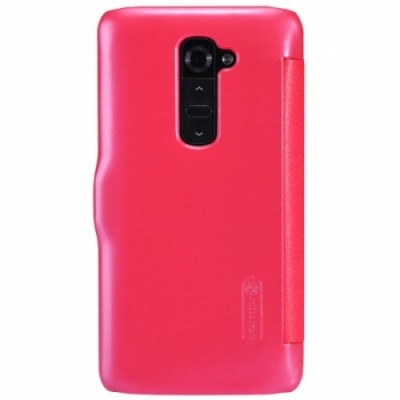 „Nillkin“ Fresh raudonas LG G2 dėklas - knygutė / Priedai.lt