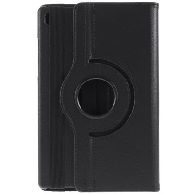 Samsung Galaxy Tab A7 10.4 2020 (T505,T500) atverčiamas, sukamas 360 laipsnių, juodas odinis dėklas - stovas | Priedai.lt
