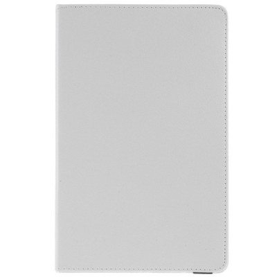 Samsung Galaxy Tab A7 10.4 2020 (T505,T500) atverčiamas, sukamas 360 laipsnių, baltas odinis dėklas - stovas | Priedai.lt