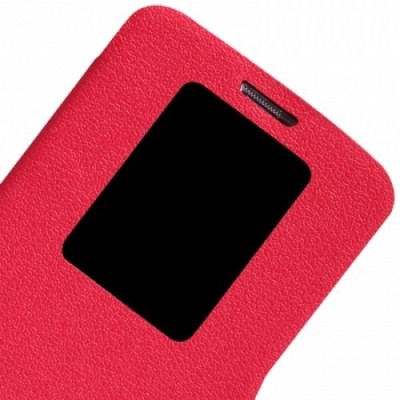 „Nillkin“ Fresh raudonas LG G2 dėklas - knygutė / Priedai.lt