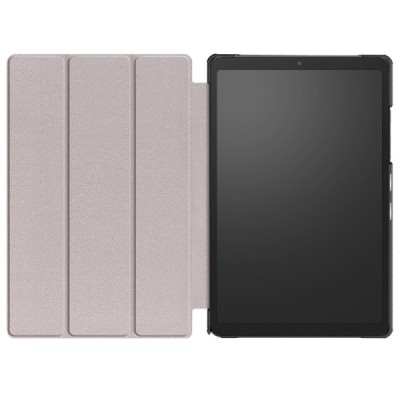 Samsung Galaxy Tab A7 10.4 2020 (T505,T500) atverčiamas pilkas odinis dėklas - knygutė | Priedai.lt