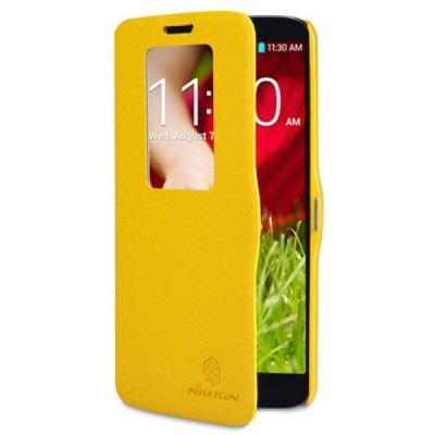 „Nillkin“ Fresh geltonas LG G2 dėklas - knygutė / Priedai.lt