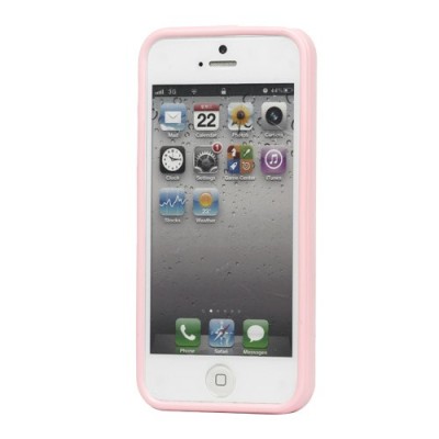 „Mercury“ Color kieto silikono (TPU) rožinis Apple iPhone SE (5, 5s) dėklas (dėkliukas) / Priedai.lt