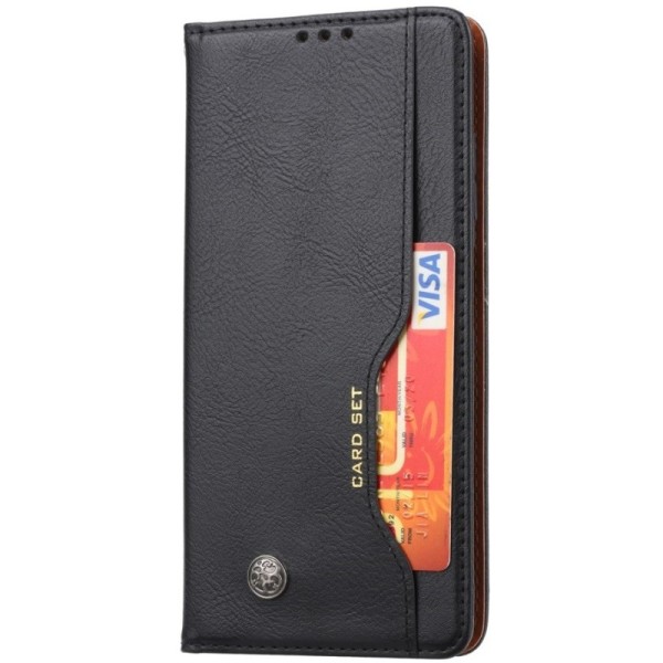 „Comma“ atverčiamas dėklas - juodas (Poco X3 / X3 Pro)