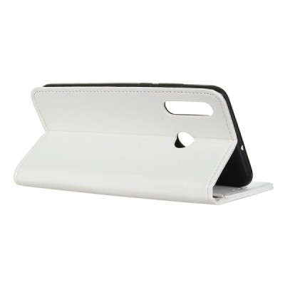 Huawei P40 Lite E (Y7p, Honor 9C) atvēramais ādas balts maciņš, grāmata (maks) | Vacins.lv