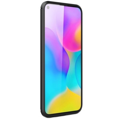 Huawei P40 Lite E (Y7p, Honor 9C) „Carbon“ cieta silikona (TPU) melns apvalks | vacins.lv