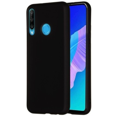 Huawei P40 Lite E (Y7p, Honor 9C) Shell kieto silikono TPU juodas dėklas - nugarėlė | Priedai.lt