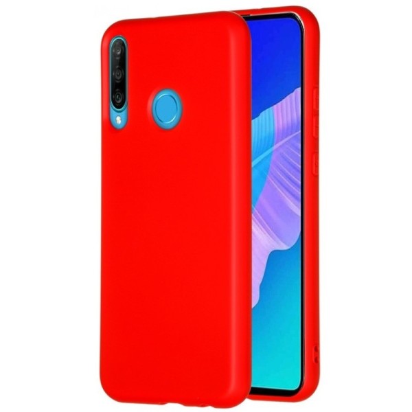 „Shell“ cieta silikona (TPU) apvalks - sarkans (P40 Lite E / Y7p)