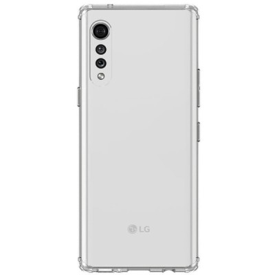 LG Velvet (LM-G900EM) cieta silikona (TPU) dzidrs akrils apvalks | vacins.lv