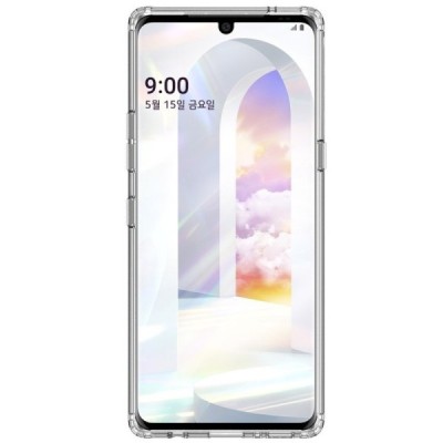 LG Velvet (LM-G900EM) cieta silikona (TPU) dzidrs akrils apvalks | vacins.lv