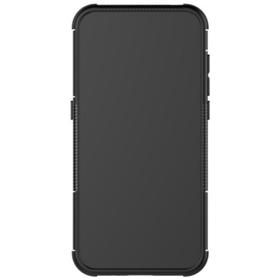 Nokia 1.3 „Kickstand“ cieta silikona (TPU) melns apvalks | vacins.lv