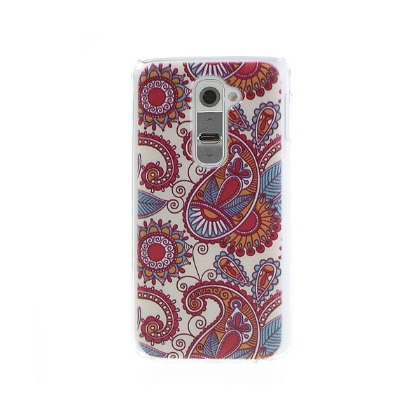 „Flora“ raštuotas dėklas - raudonas (G2)