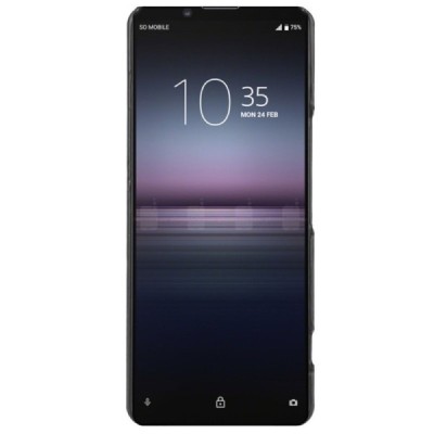 Soft Slim Sony Xperia 1 II melns ādas apvalks | Vacins.lv