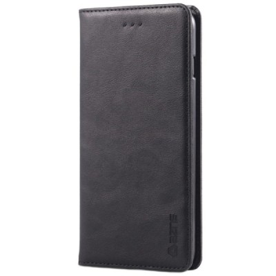 „AZNS“ Retro atverčiamas juodas odinis Apple iPhone 7 Plus (iPhone 8 Plus) dėklas - knygutė | Priedai.lt