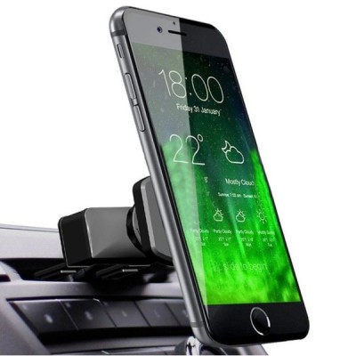 „CD Slot“ magnetinis automobilinis telefono laikiklis - juodas | Priedai.lt
