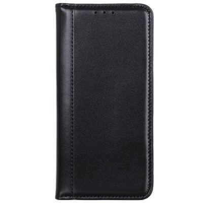 Apple iPhone 12 (12 Pro) melns ādas atvērams maciņš ar magnetu | Vacins.lv