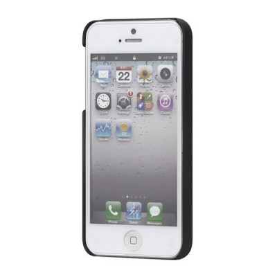 Juodas „More“ veidrodinis Apple iPhone SE (5, 5s) dėklas (dėkliukas) / Priedai.lt