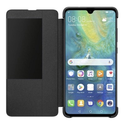 Oficialus Huawei Mate 20 Smart View Flip Cover juodas atverčiamas dėklas - knygutė | Priedai.lt