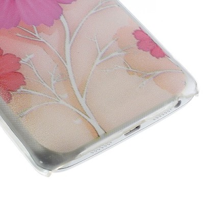 Flora raštuotas gėlėtas plastikinis LG G2 D802 dėklas / Priedai.lt