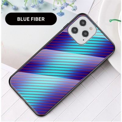 Apple iPhone 12 (12 Pro) „Fiber“ kieto silikono TPU mėlynas dėklas - nugarėlė | Priedai.lt