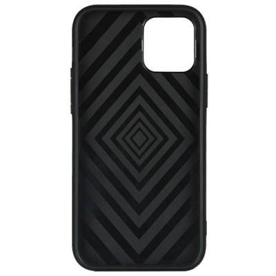 Apple iPhone 12 (12 Pro) „Shell“ Kickstand (TPU) juodas dėklas - nugarėlė | Priedai.lt