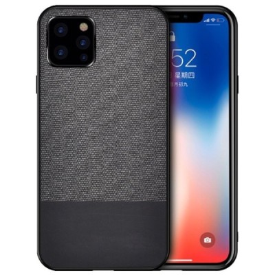 „Bi-Color“ Splicing Apple iPhone 12 (12 Pro) juodas odinis dėklas | Priedai.lt