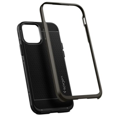 „Spigen“ Neo Hybrid Gunmetal pastiprinātas aizsardzības melns Apple iPhone 12 (12 Pro) apvalks | Vacins.lv