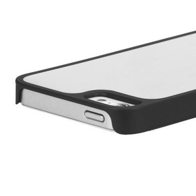 Juodas „More“ veidrodinis Apple iPhone SE (5, 5s) dėklas (dėkliukas) / Priedai.lt