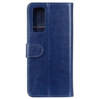 Samsung Galaxy S20 FE (Fan Edition) atverčiamas mėlynas odinis dėklas, knygutė - piniginė | Priedai.lt