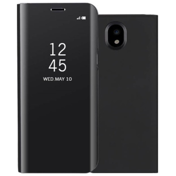 Plastmasas atvērams maciņš - melns (Galaxy J7 2017)