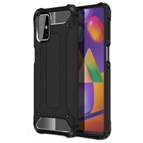 Pastiprinātas aizsardzības apvalks - melns (Galaxy M31s)