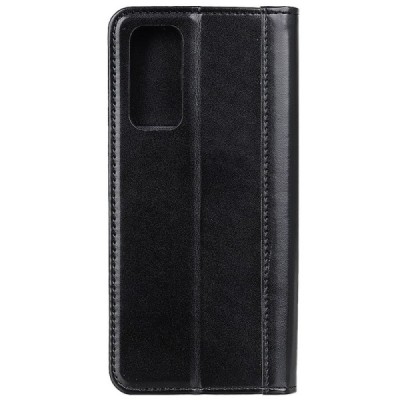 Samsung Galaxy M31s (M317F) „Split“ juodas odinis atverčiamas dėklas - knygutė | Priedai.lt