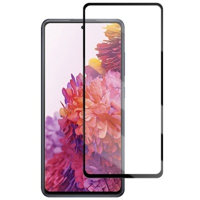 Samsung Galaxy S20 FE (Fan Edition) „Mocolo“ 9H Tempered Glass sustiprintos apsaugos juodas pilnai dengiantis apsauginis ekrano