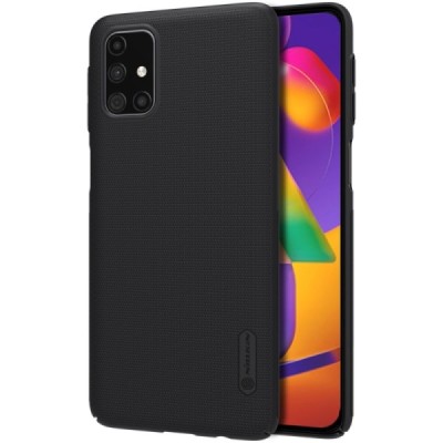 Samsung Galaxy M31s (M317F) Nillkin Frosted Shield juodas plastikinis dėklas | Priedai.lt