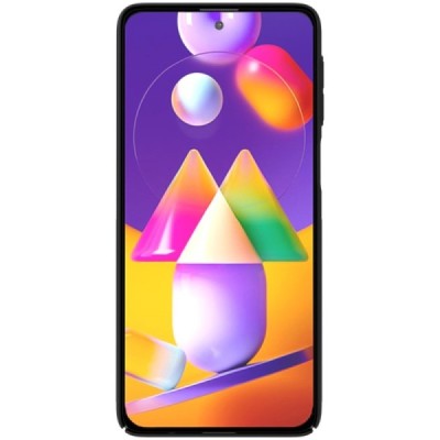Samsung Galaxy M31s (M317F) Nillkin Frosted Shield melns plastmasas apvalks | vacins.lv