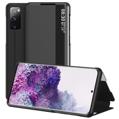Samsung Galaxy S20 FE (Fan Edition) View Line juodas atverčiamas dėklas - knygutė | Priedai.lt