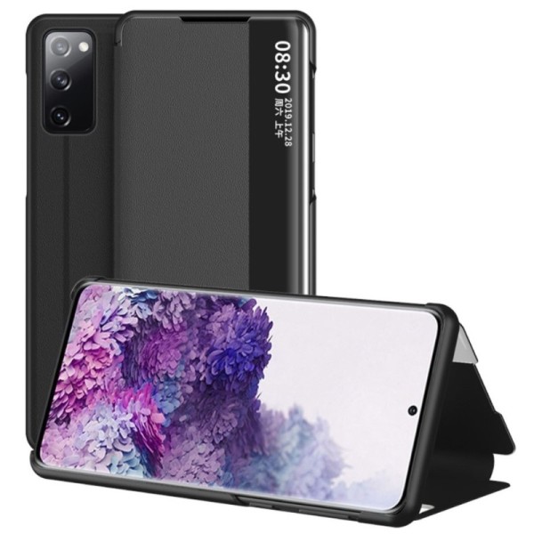 „View Line“ atverčiamas dėklas - juodas (Galaxy S20 FE)