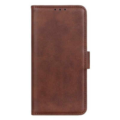 Samsung Galaxy S20 FE (Fan Edition) atverčiamas rudas odinis dėklas, knygutė - piniginė | Priedai.lt