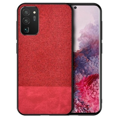 Samsung Galaxy S20 FE (Fan Edition) „Bi-Color“ Splicing sarkans ādas apvalks | Vacins.lv