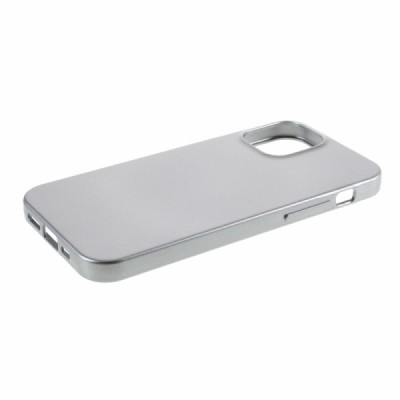 Apple iPhone 12 (12 Pro) Mercury pelēks cieta silikona (TPU) apvalks | Vacins.lv