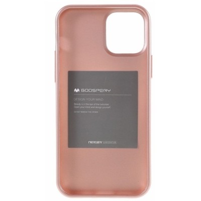 Apple iPhone 12 (12 Pro) Mercury šviesiai rožinis kieto silikono TPU dėklas - nugarėlė | Priedai.lt