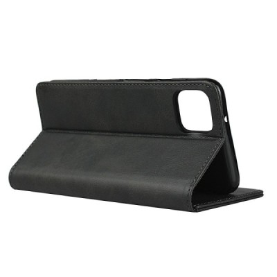 Google Pixel 4 atvēramais ādas melns maciņš (maks) | Vacins.lv