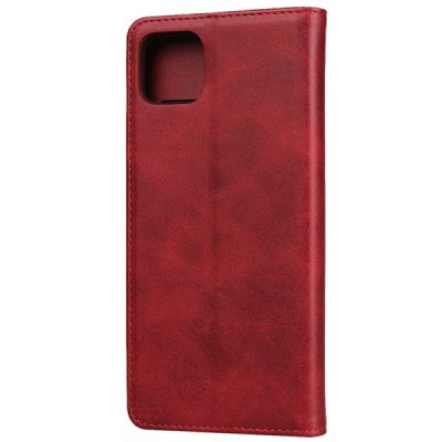 Google Pixel 4 atvēramais ādas sarkans maciņš (maks) | Vacins.lv