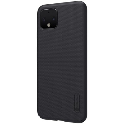 Google Pixel 4 Nillkin Frosted Shield melns plastmasas futrālis | Vacins.lv