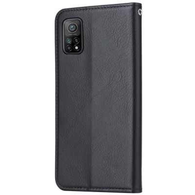 Greznais „Comma“ sērijas ādas atvērams melns Xiaomi Mi 10T (Mi 10T Pro) futrālis | Vacins.lv