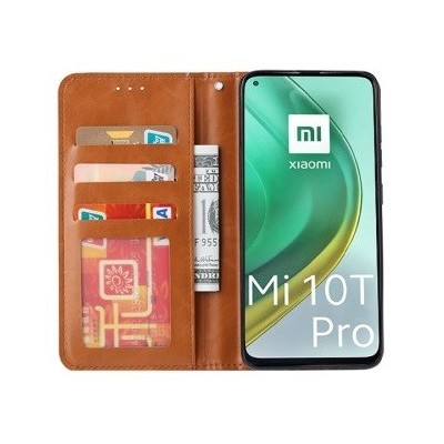 Greznais „Comma“ sērijas ādas atvērams sarkans Xiaomi Mi 10T (Mi 10T Pro) futrālis | Vacins.lv