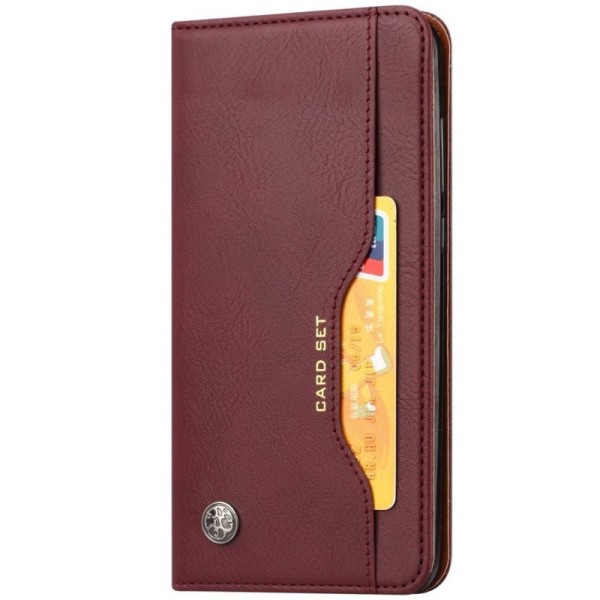 „Comma“ atverčiamas dėklas - bordo (Mi 10T / 10T Pro)