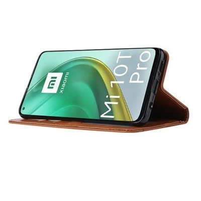 Prabangus „Comma“ odinis atverčiamas bordo Xiaomi Mi 10T (Mi 10T Pro) dėklas | Priedai.lt