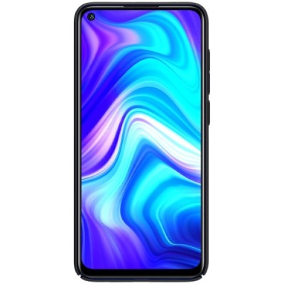Xiaomi Redmi Note 9 Nillkin Frosted Shield melns plastmasas apvalks | vacins.lv