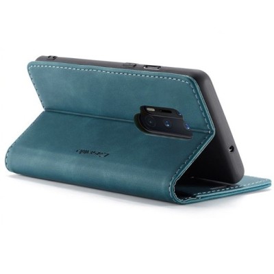 OnePlus 8 Pro CaseMe Retro solīds atvēramais ādas zaļš maciņš - maks | Vacins.lv